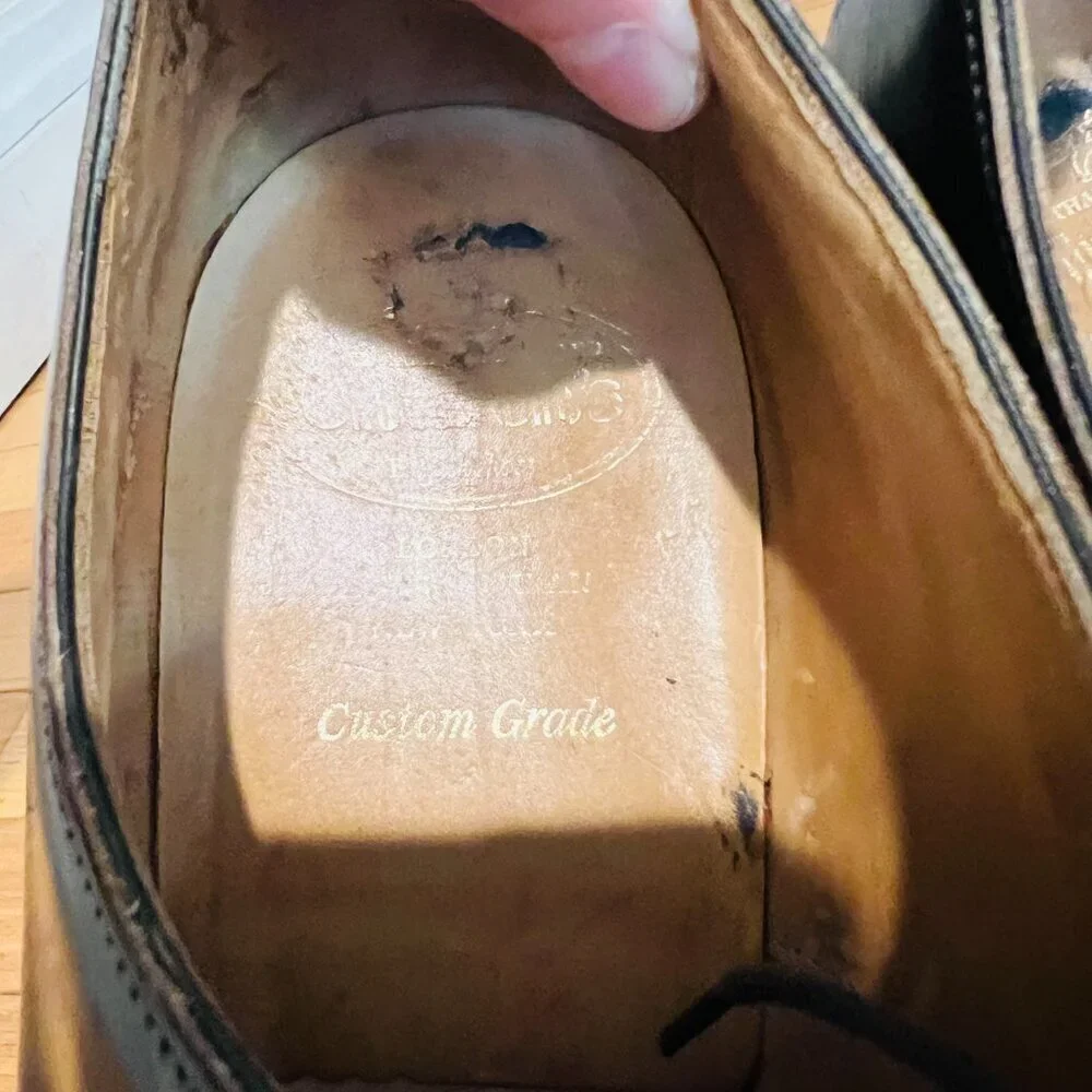 Church's Mens Shoes Custom Grade Oxfords Calf Leather US Size 11.5